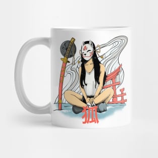 Kitsune girl Mug